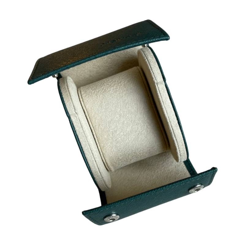 Helvecy Green leather case - 1 watch
